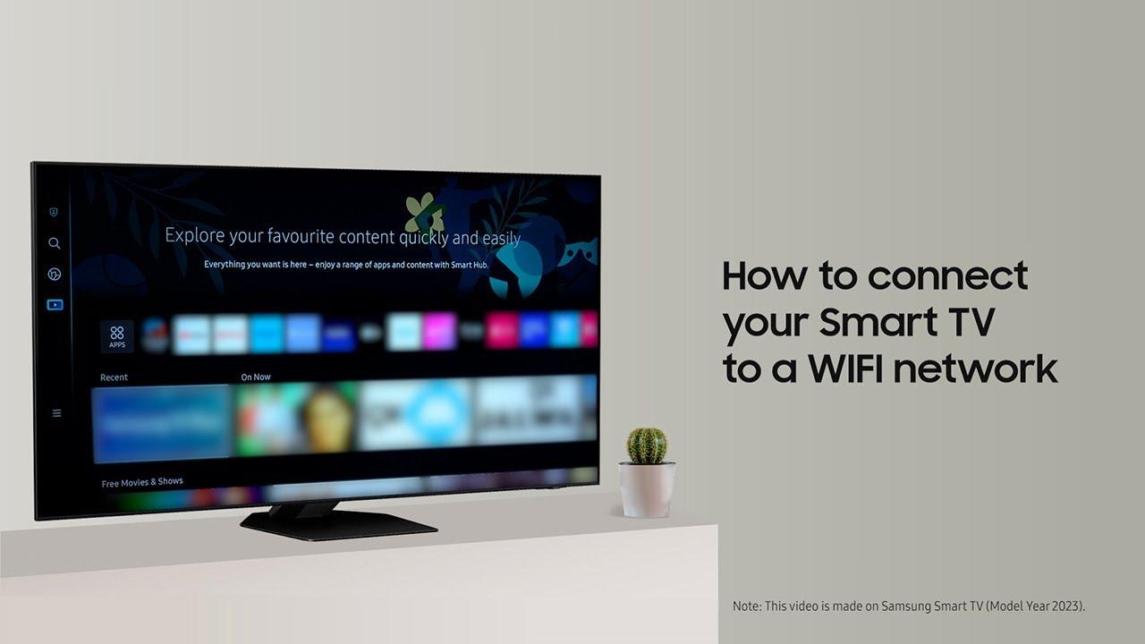 Setting Up a Wireless Connection with Your Smart TV